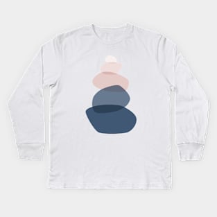 Balancing Stones Kids Long Sleeve T-Shirt